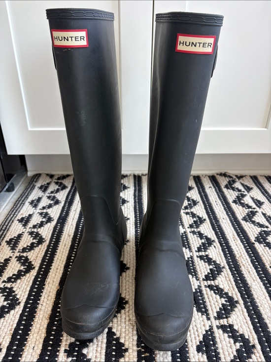 Hunter Shoes - Hunter Tall Matte Black Women's Rain Boots